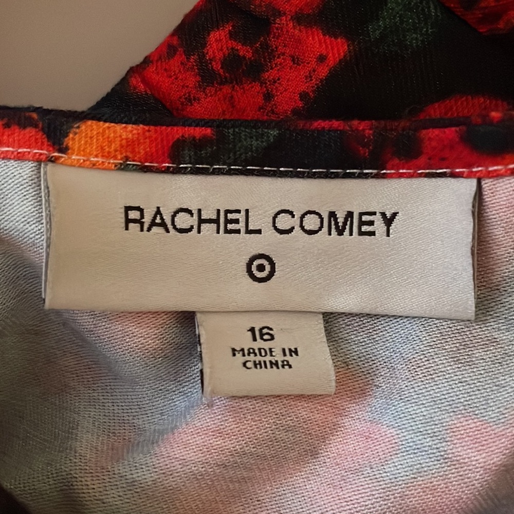 Rachel Comey for Target Black Maxi Dress with Red Floral Print - Picture 8 of 10